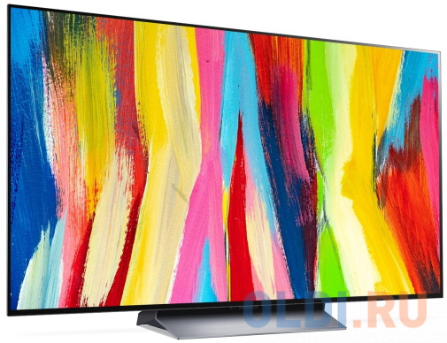 Телевизор 77" LG OLED77C2RLA серый 3840x2160 120 Гц Wi-Fi Smart TV 4 х HDMI RJ-45 Bluetooth