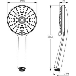 Ручной душ IDDIS Hand Shower хром (0605F00i19) в Москвe