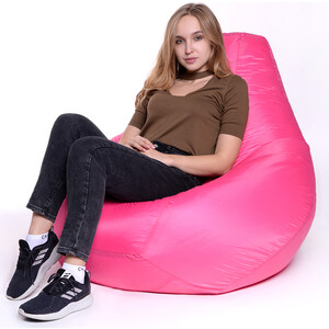 Кресло-мешок Bean-bag Груша розовое оксфорд XL