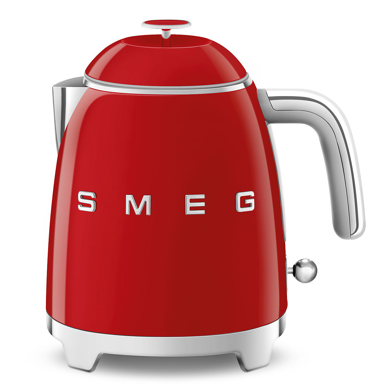 Чайник SMEG стиль 50-х гг KLF05RDEU 0.8л. 1.4 кВт, пластик, красный (KLF05RDEU)