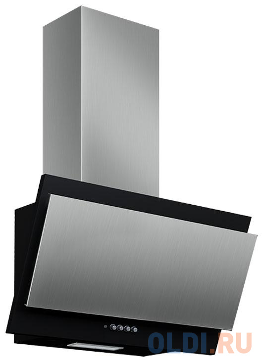 Вытяжка наклонная Elikor 60N-430-K3D нержавеющая сталь/черный