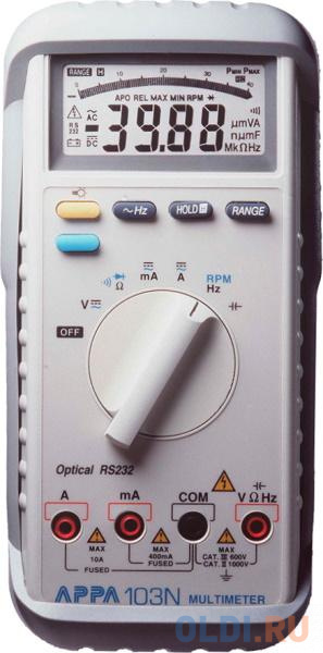 Мультиметр APPA 103N  напряжение пост/перем: 1000 В/750 В, 10 А
