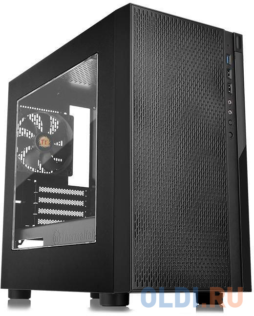 Корпус Thermaltake Versa H18 Black w/o PSU,Window,CA-1J4-00S1WN-00 в Москвe