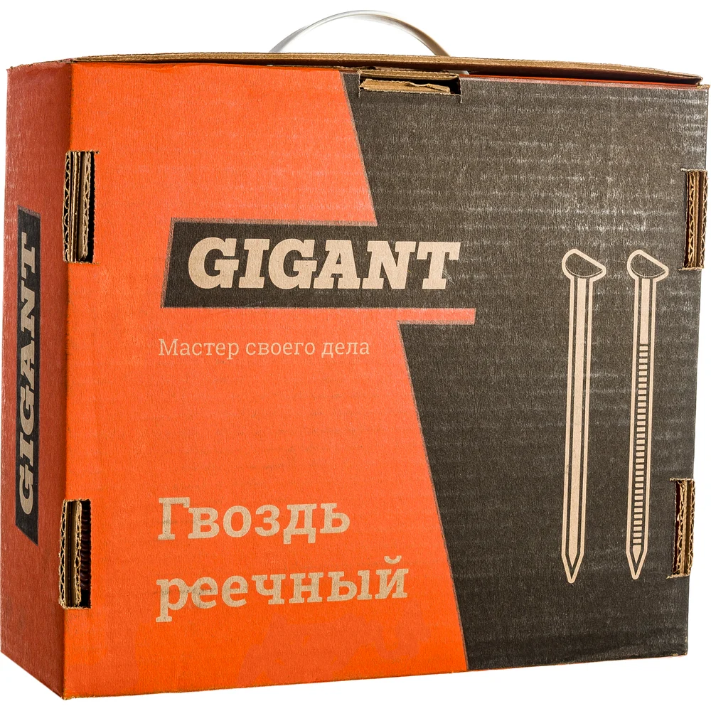 Реечный рифленый гвоздь по дереву Gigant