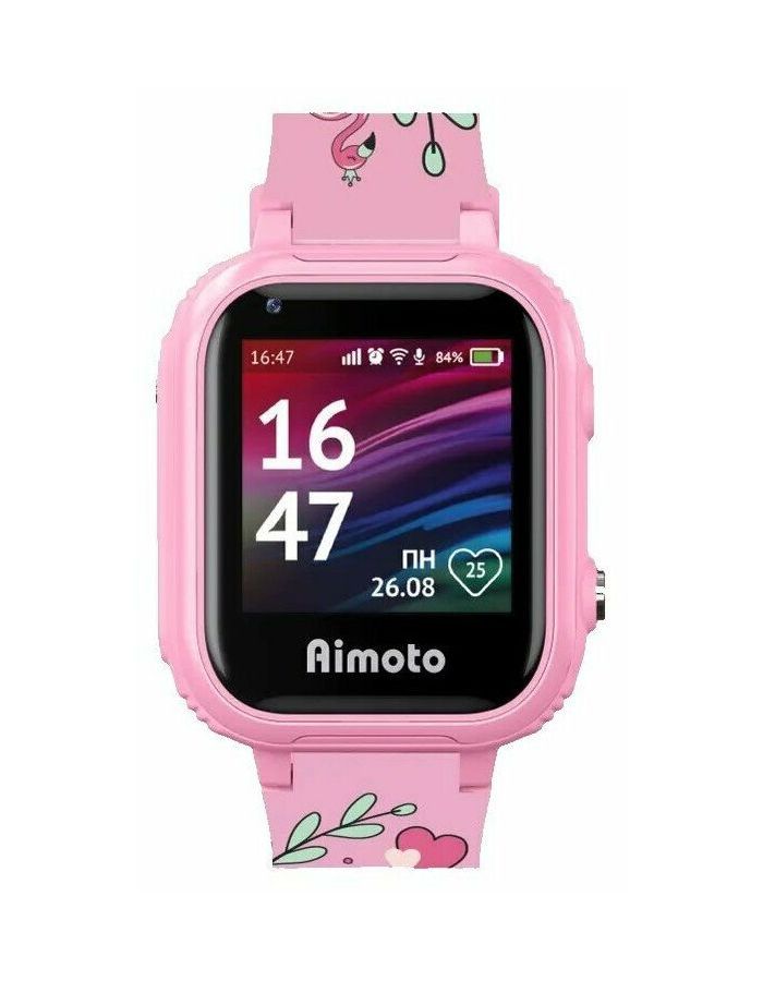 Детские умные часы Aimoto Pro 4G (8100821) Фламинго