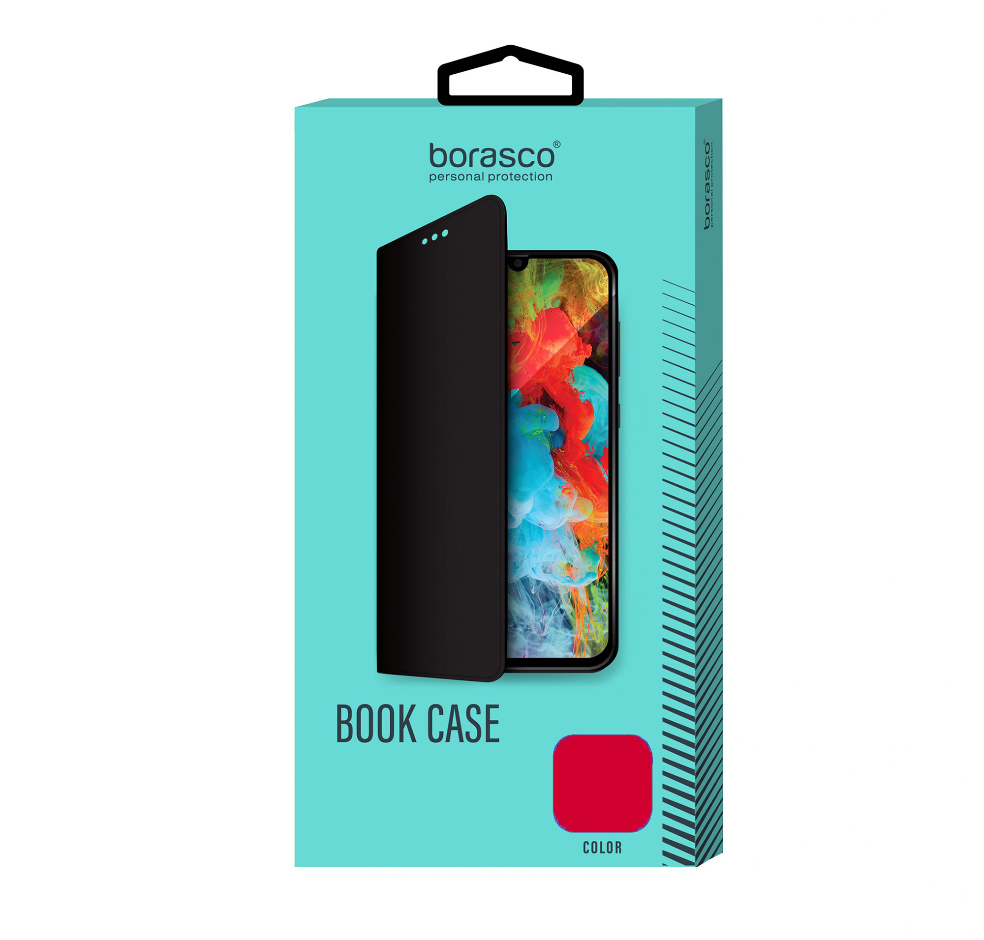 Чехол BoraSCO Book Case для Realme С21 красный