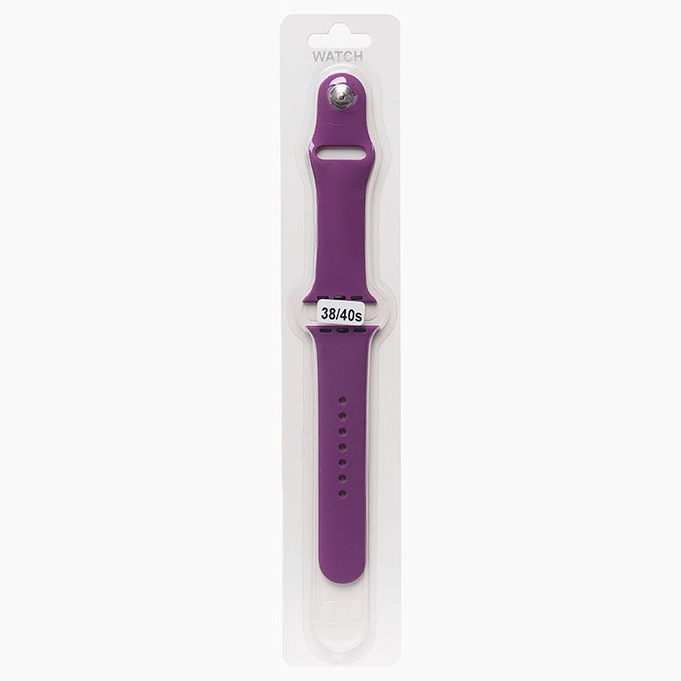 Ремешок Sport Band для Apple Watch, S, силикон, фиолетовый (107186)