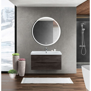 Тумба с раковиной BelBagno Marino-Cer 100х44 Rovere Nature Grigio (MARINO-CER-1000-2C-SO-RNG-P, BB-0324-100-LVB)