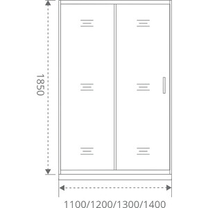 Душевая дверь Good Door Jazz WTW 140х185 тонированная, бронза (WTW-140-B-BR)