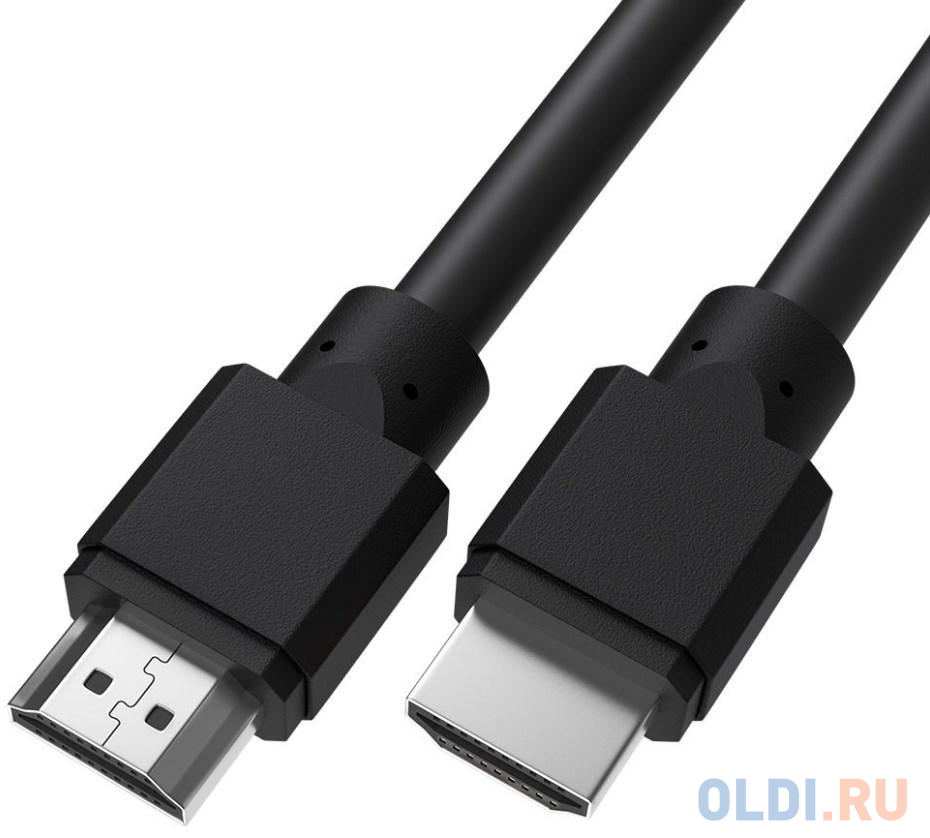 Кабель 0.75m HDMI 1.4, 30/30 AWG, FullHD, Ethernet 10.2 Гбит/с, 3D, экран