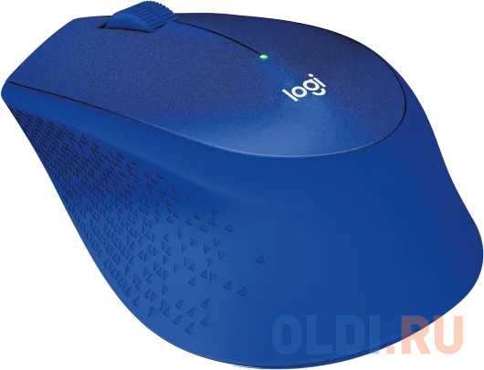 Мышь Logitech M331 Silent Plus синий оптическая (1000dpi) silent беспроводная USB (3but) в Москвe