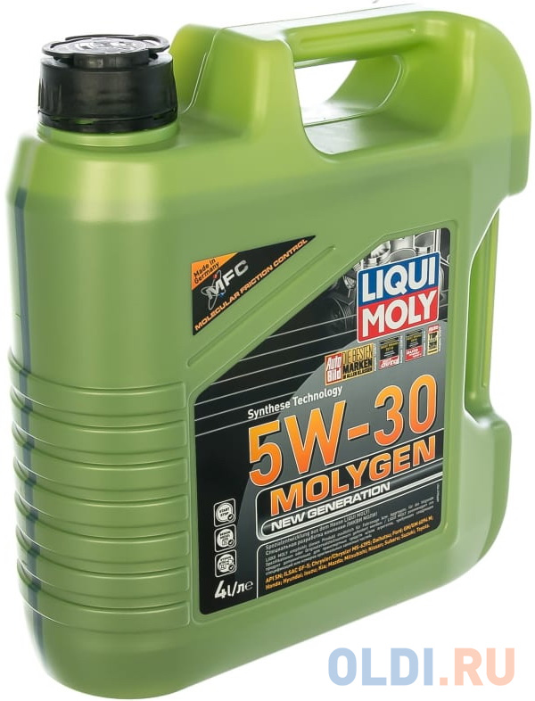 9089 LiquiMoly НС-синт. мот.масло Molygen New Generation 5W-30 SP GF-6A (4л)