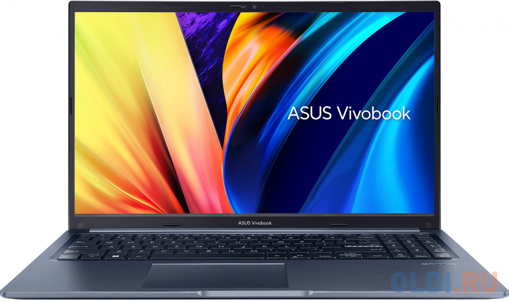 Ноутбук Asus VivoBook X1502ZA-BQ1954 Core i5 12500H 8Gb SSD512Gb Intel Iris Xe graphics 15.6&quot; IPS FHD (1920x1080) noOS blue WiFi BT Cam (90NB0VX1