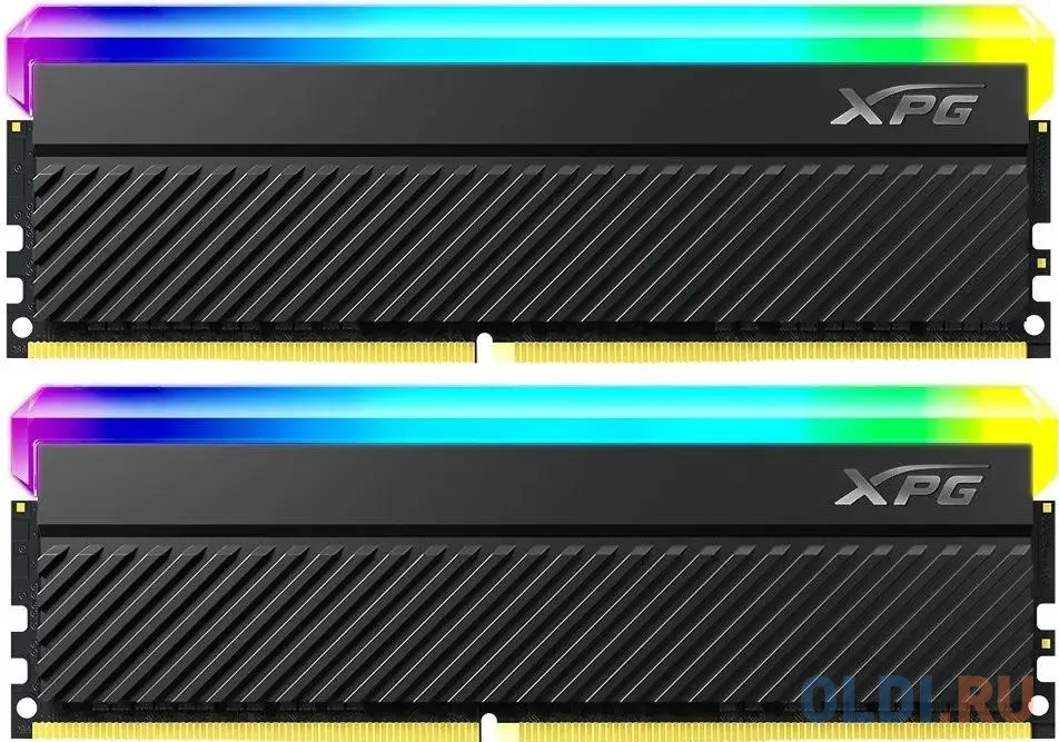 Модуль памяти ADATA   16GB (2 x 8Gb) DDR4 UDIMM, XPG SPECTRIX D45G, 3600MHz CL18-22-22, 1.35V, RGB + Красный Радиатор