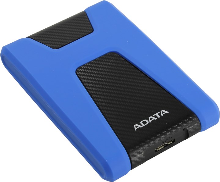 Внешний жесткий диск (HDD) ADATA 1Tb HD650, 2.5", USB 3.1, синий (AHD650-1TU31-CBL)