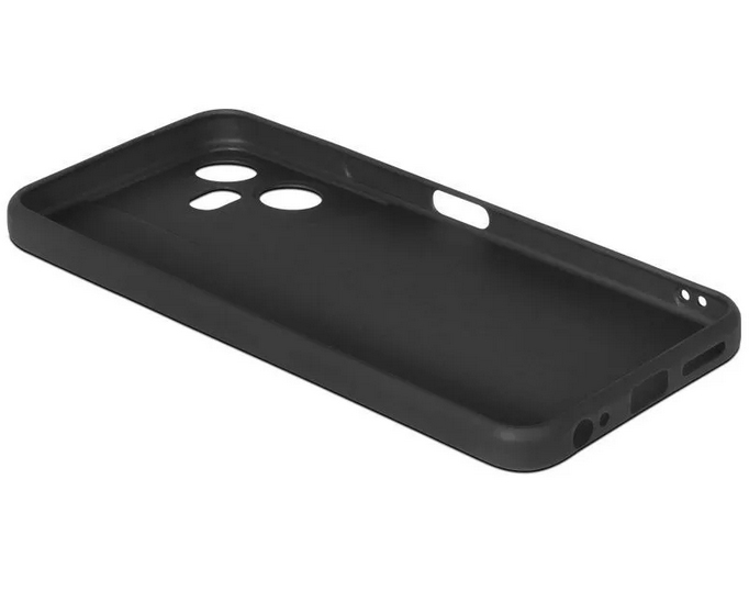 Чехол DF для Tecno Pova Neo 3 Silicone Black tCase-29 в Москвe