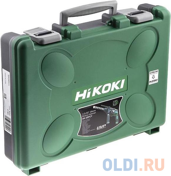 HIKOKI Перфоратор, SDS-Plus, ? 28 мм, 850 Вт, 1100-4300 об/мин, 3 режима, UVP, ручка, кейс, глубином