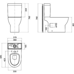 Унитаз-компакт безободковый BelBagno Steam тонкое сиденье микролифт (BB130CPR, BB130T, BB130SC) в Москвe