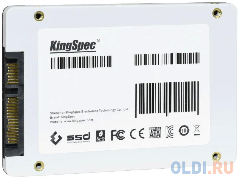 Твердотельный накопитель SSD 2.5" KingSpec 960Gb P4 Series <P4-960> (SATA3, up to 570/560MBs, 3D NAND, 200TBW)