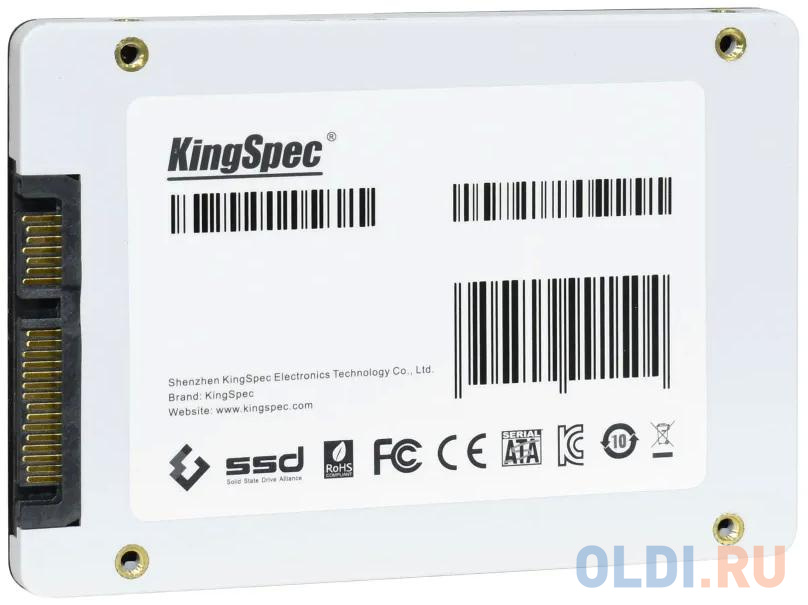 Твердотельный накопитель SSD 2.5" KingSpec 960Gb P4 Series <P4-960> (SATA3, up to 570/560MBs, 3D NAND, 200TBW) в Москвe