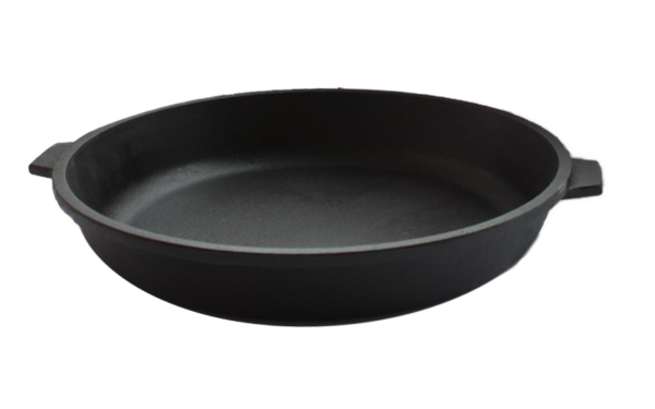 Сковорода Камская посуда У3250, чугун, антипригарное покрытие, черный без крышки (У3250)
