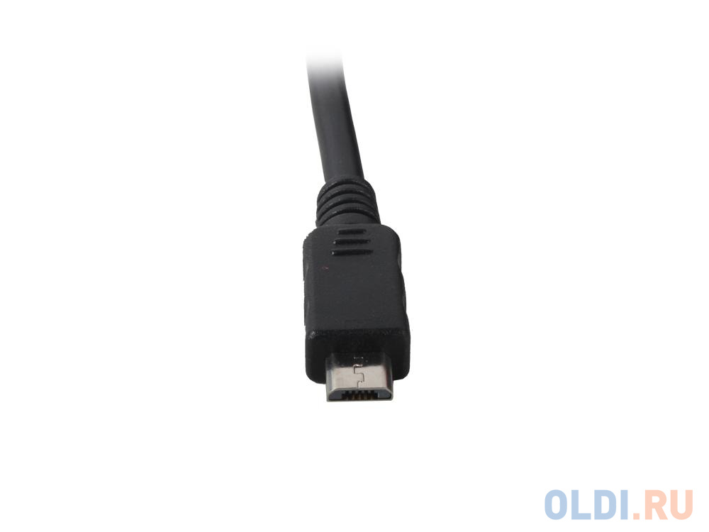 Кабель microUSB 1.8м Gembird круглый черный