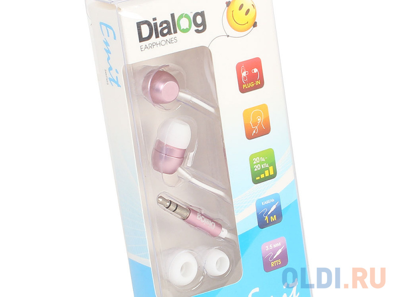 Наушники Dialog EP-F57 Pink