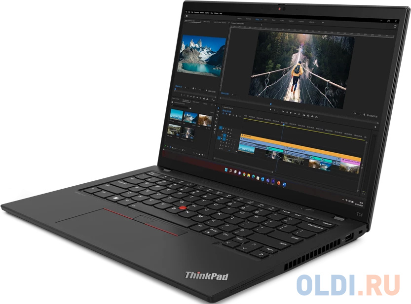 Ноутбук_Lenovo ThinkPad T14 Gen 4/14" FHD 400nits/i5-1335U/16GB/512GB SSD/W11PRO/Black