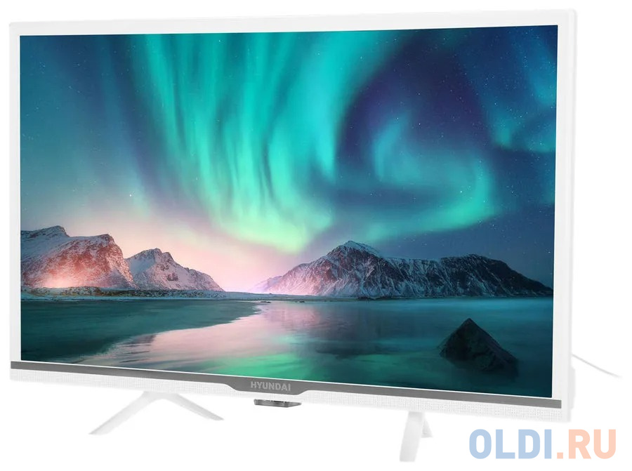 Телевизор 24" Hyundai H-LED24BS5002 белый 1366x768 60 Гц Smart TV Wi-Fi USB 2 х HDMI RJ-45 Bluetooth в Москвe