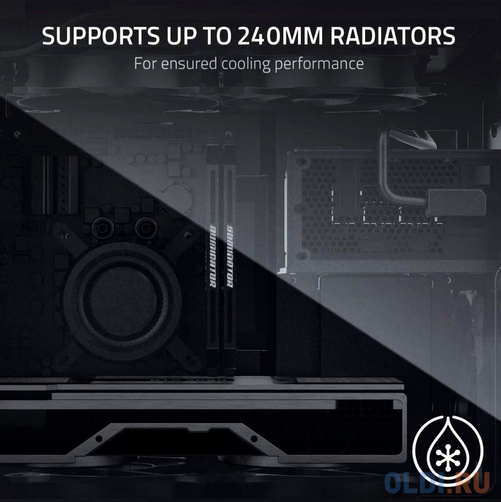 Корпус mini-ITX Razer Tomahawk M1 Без БП чёрный в Москвe