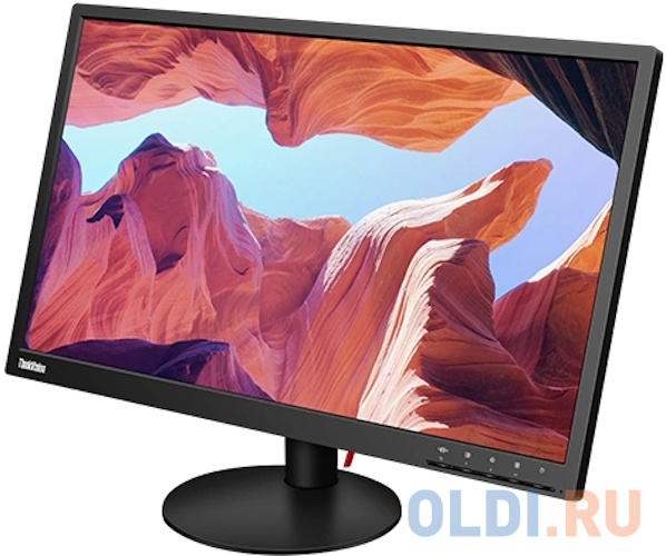 Монитор Lenovo 23.8" ThinkVision TE24-20 черный IPS LED 4ms 16:9 DVI матовая 250cd 178гр/178гр 1920x1080 60Hz VGA FHD 4.88кг