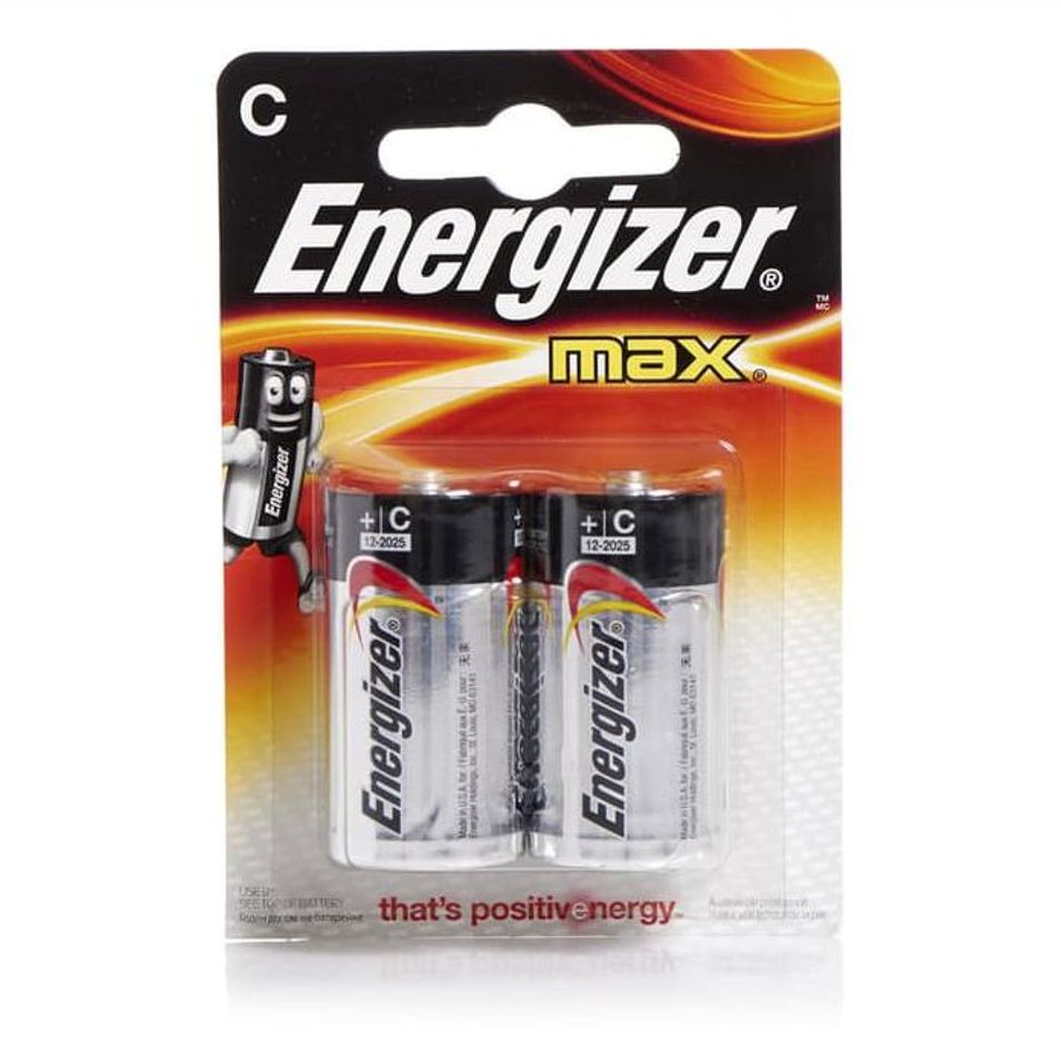 Батарейка Energizer Max C LR14 блистер 2шт.
