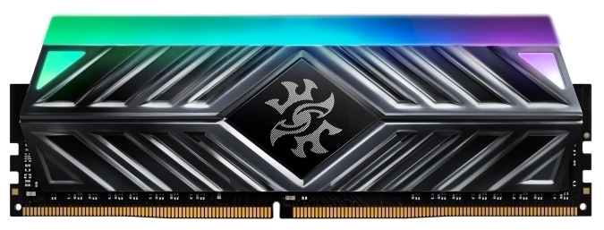 Память DDR4 DIMM 8Gb, 3200MHz, CL16, 1.35 В, ADATA, XPG SPECTRIX D41 RGB (AX4U32008G16A-ST41)