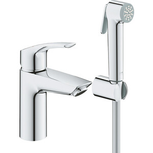 Смеситель для раковины Grohe Eurosmart с гигиеническим душем, хром (23124003)