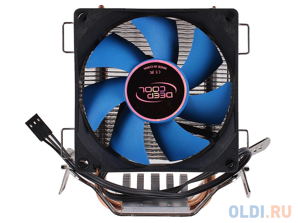 Кулер DeepCool ICE EDGE MINI FS V2.0 1366/1156/775/ FM1 All Series/AM2/AM3  2 тепловые трубки+Медное основание TDP: 95Вт в Москвe