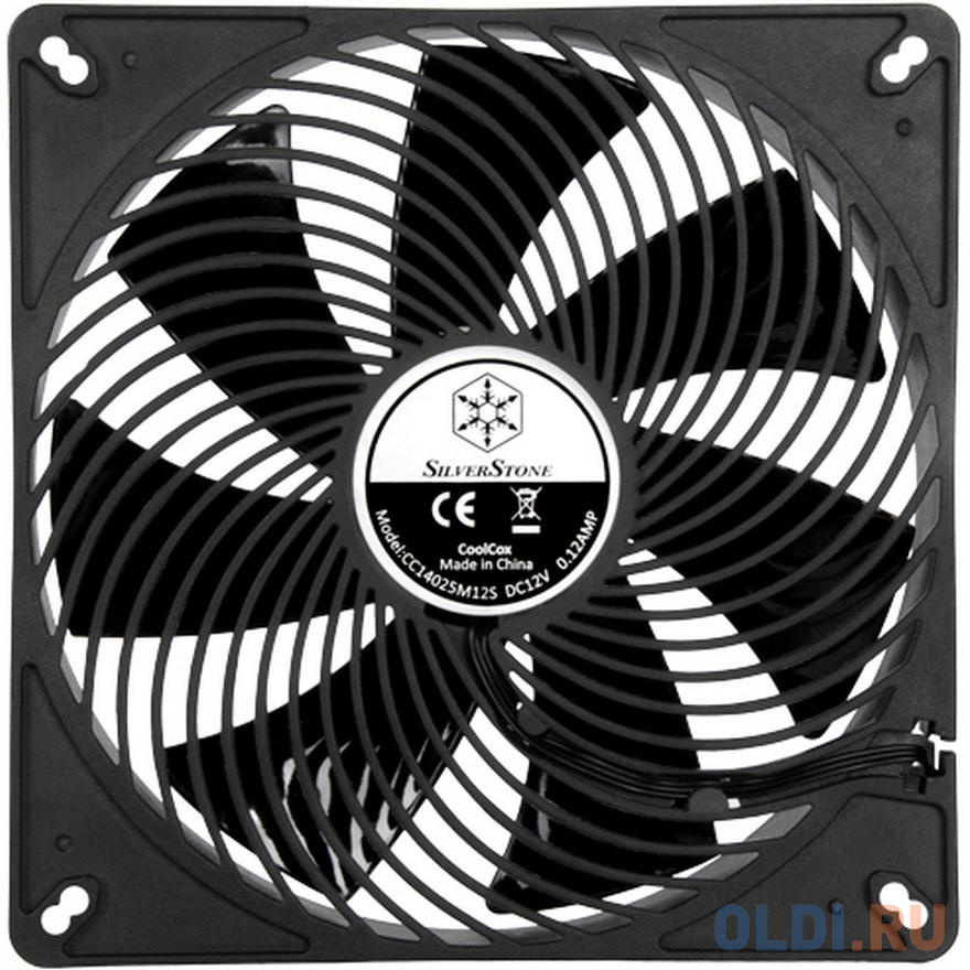 SST-AP140I FAN 140mm, Air Penetrator 140i, 1500 rpm, 64.34 CFM, 30.1dBA, 3pin, RTL  (810980)