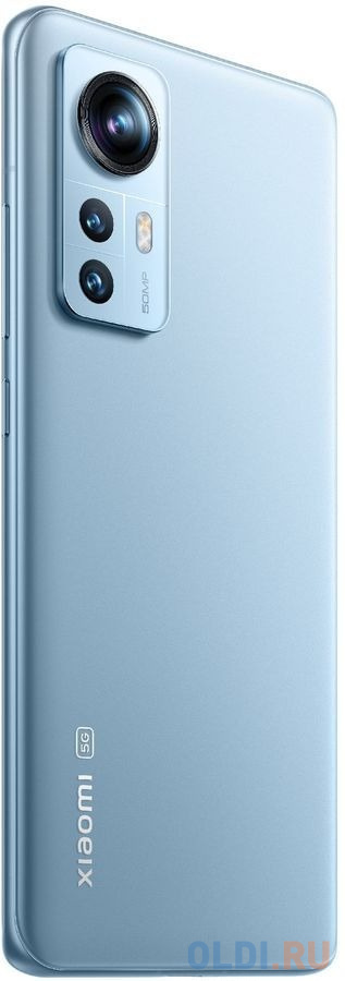 Смартфон Xiaomi 12X Blue(2112123AG), 6,28 см (2.47") 20:9 1080 x 2400, 3,2 ГГц+2,42 ГГц+1,8 ГГц, 8 Core, 8 GB, 128 GB, 50 МП + 8 МП + 2 МП/32Mpix