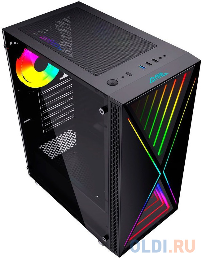 Корпус ATX GMNG GG-CC110 Без БП чёрный