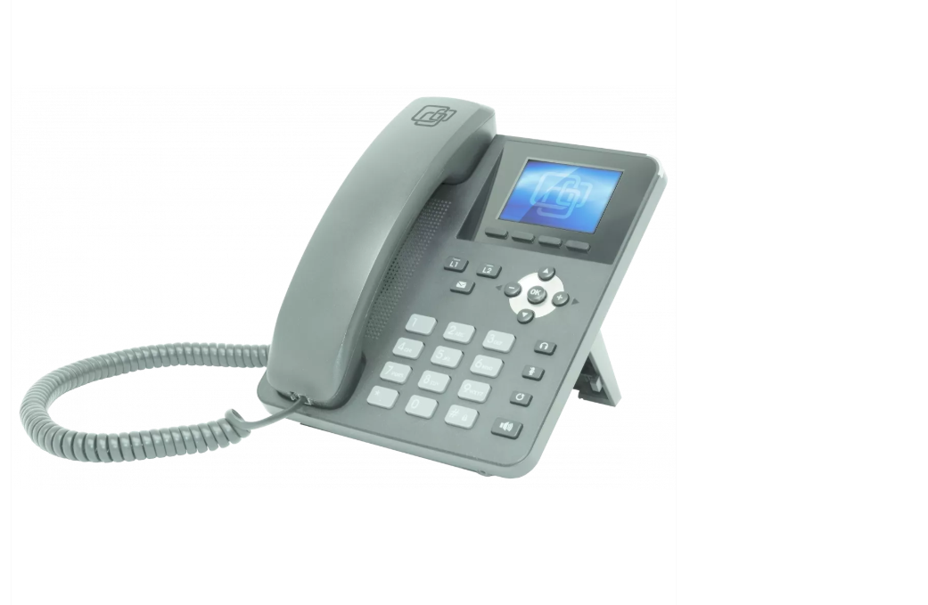 VoIP-телефон SNR SNR-VP-52-CG-P, 2 SIP-аккаунта, цветной дисплей, серый