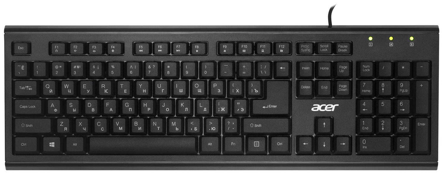 Клавиатура Acer OKW120 черный (ZL.KBDEE.006)