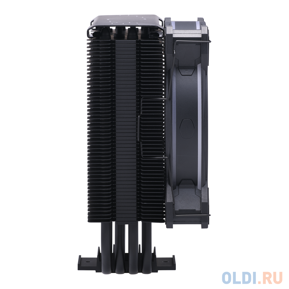 Кулер для процессора/ Cooler Master Hyper 212 Halo Black (150W, 4-pin, 154mm, tower, Al/Cu, fans: 1x120mm/51.88CFM/27dBA/2050rpm, Black, 1700/1200/115 в Москвe