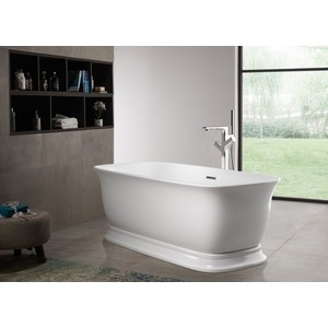 Акриловая ванна BelBagno 170x80 слив-перелив хром (BB400-1700-800)