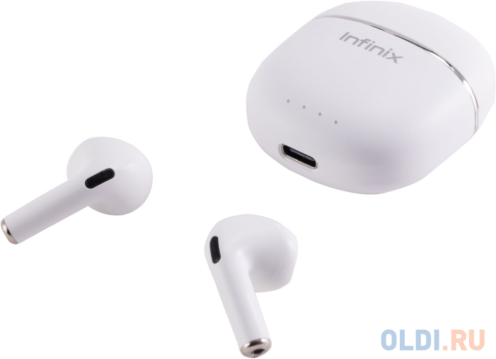 Гарнитура вкладыши Infinix XBuds XE23 белый беспроводные bluetooth в ушной раковине (10311755)