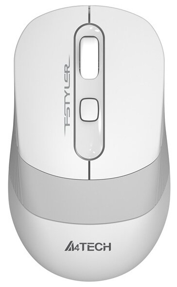 Мышь беспроводная A4Tech FG10S, 2000dpi, оптическая светодиодная, USB, белый/серый (1204069)