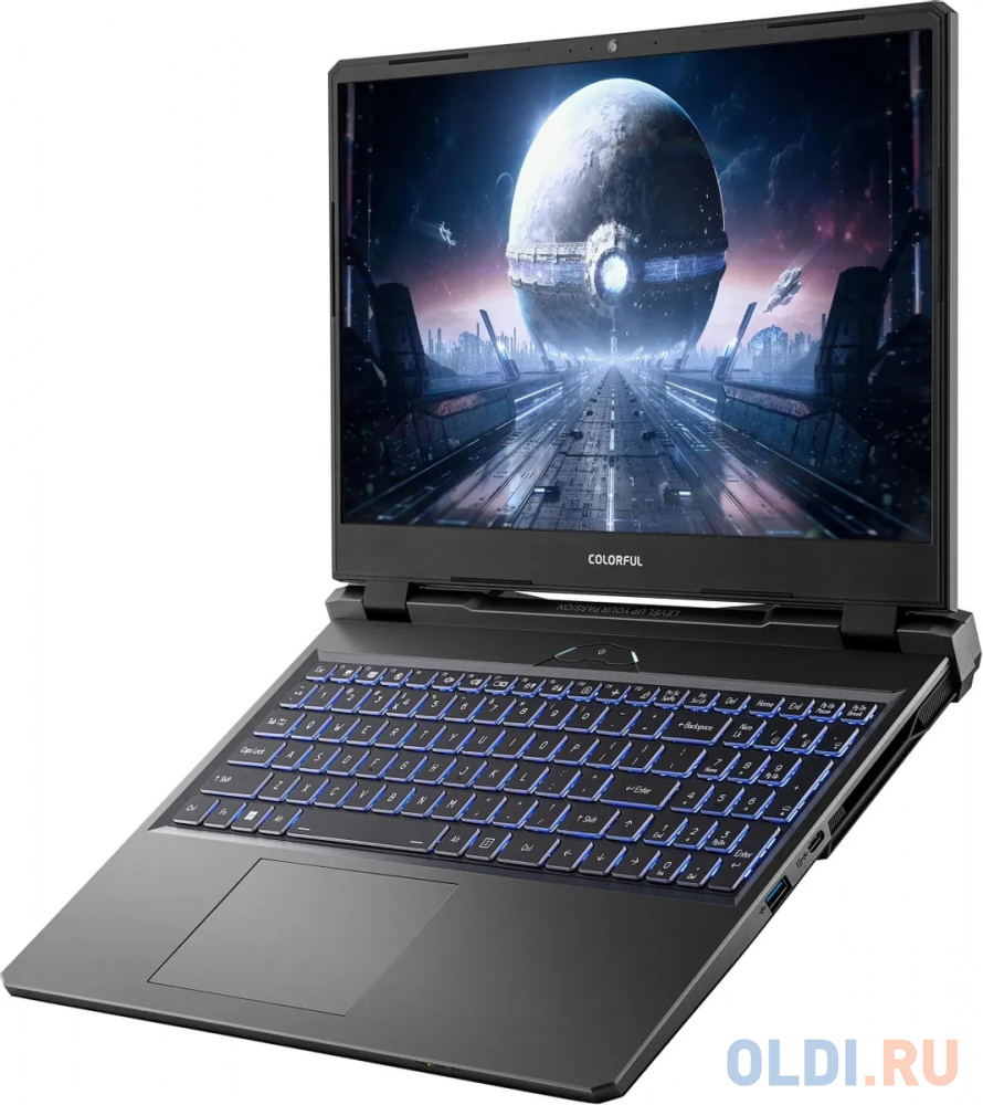 Ноутбук Colorful EVOL P15 24-HD55D16512A-G-RUA-KA Intel Core i5-12450H/16Gb/SSD512Gb/RTX 4050 6Gb/15.6&quot;/IPS/FHD/144Hz/NoOS/grey