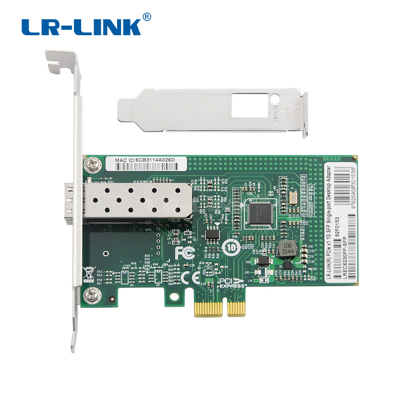 Сетевая карта LR-Link LREC6230PF-SFP, 1xSFP, 1 Гб/с, PCI-E, Retail (LREC6230PF-SFP)