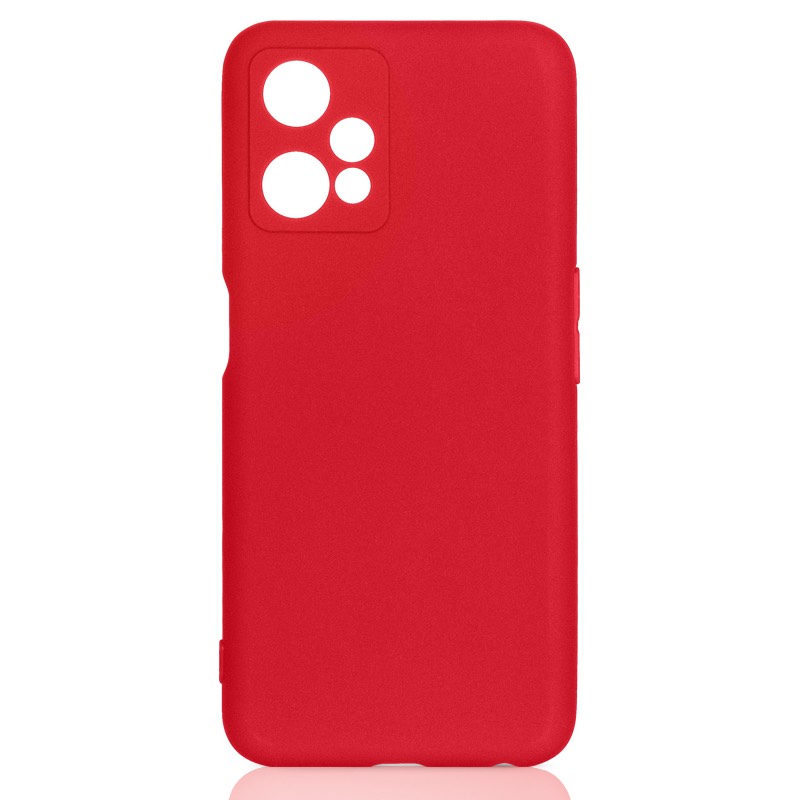 Чехол DF для Realme 9 Pro Silicone Red rmCase-13 в Москвe