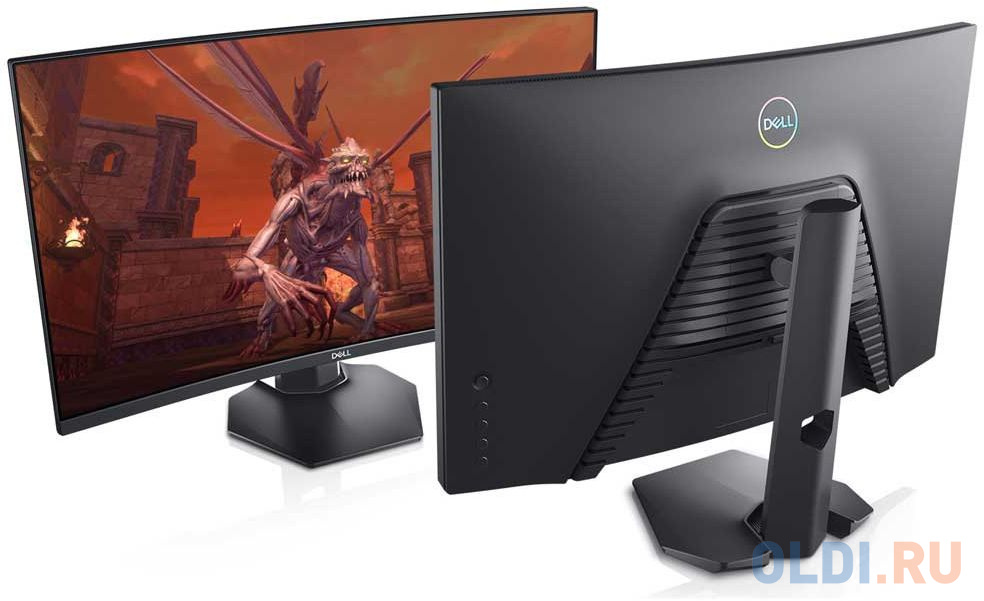 Монитор Dell 27" S2721HGFA черный VA LED 16:9 HDMI матовая HAS 350cd 178гр/178гр 1920x1080 144Hz FreeSync Premium DP FHD 8.85кг