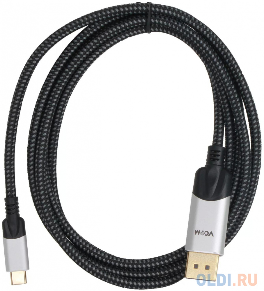 Кабель-адаптер USB 3.1 Type-Cm --> DP(m) 8K@60Hz, 1.8m , Alumi Shell,VCOM <CU422MCV-1.8M> в Москвe