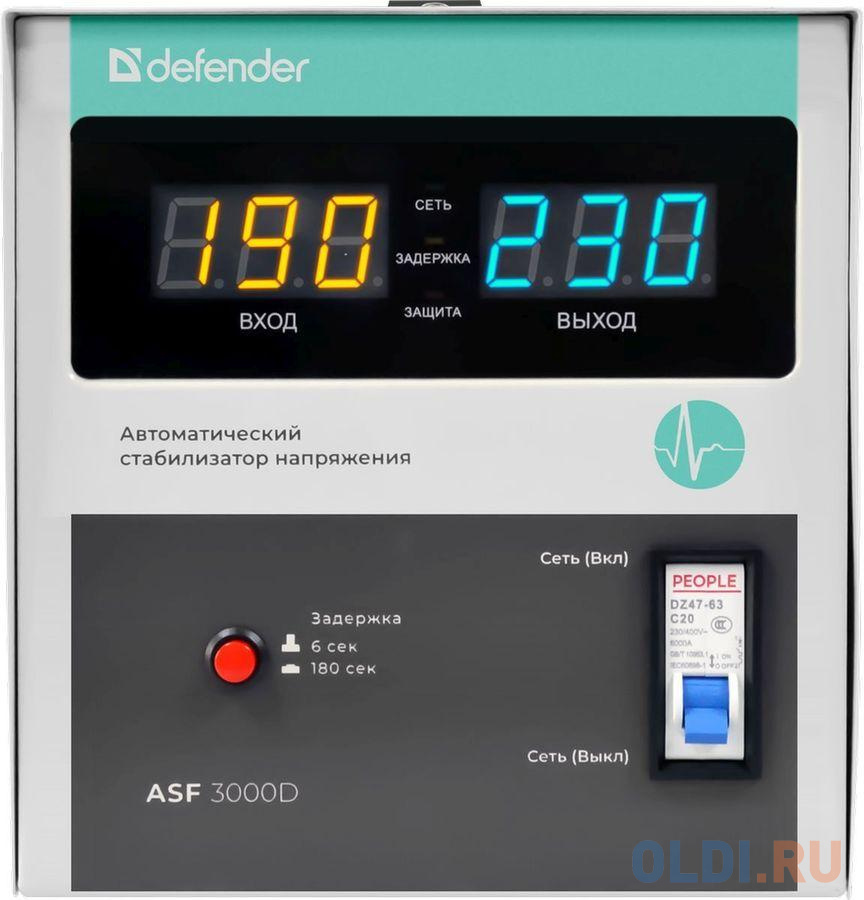 Стабилизатор напряжения Defender ASF 3000D